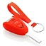 Capa para chave do carro compatível com Porsche - Capa Protetora de Chave Remota de Silicone - Tampa Remota FOB - Vermelho