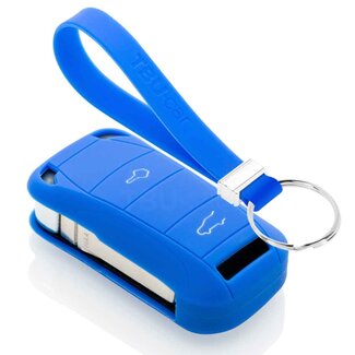 TBU car® Porsche Schlüsselhülle - Blau