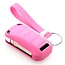 Capa para chave do carro compatível com Porsche - Capa Protetora de Chave Remota de Silicone - Tampa Remota FOB - Rosa