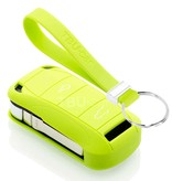 TBU car Porsche Capa Silicone Chave do carro - Capa protetora - Tampa remota FOB - Verde lima