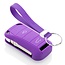 Capa para chave do carro compatível com Porsche - Capa Protetora de Chave Remota de Silicone - Tampa Remota FOB - Roxo