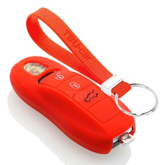 TBU car® Porsche Housse de protection clé - Rouge
