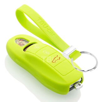 TBU car® Porsche Sleutel Cover - Lime groen