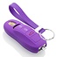 Capa para chave do carro compatível com Porsche - Capa Protetora de Chave Remota de Silicone - Tampa Remota FOB - Roxo