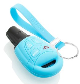 TBU car Saab Funda Carcasa llave - Azul claro