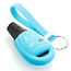 Capa para chave do carro compatível com Saab - Capa Protetora de Chave Remota de Silicone - Tampa Remota FOB - Azul claro