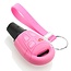 Car key cover compatible with Saab - Silicone Protective Remote Key Shell - FOB Case Cover - Pink