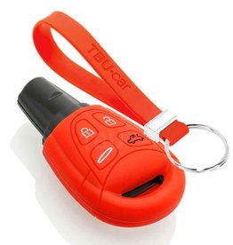 TBU car Saab Capa Silicone Chave - Vermelho