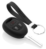 TBU car TBU car Car key cover compatible with Saab - Silicone Protective Remote Key Shell - FOB Case Cover - Black