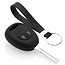 Capa para chave do carro compatível com Saab - Capa Protetora de Chave Remota de Silicone - Tampa Remota FOB - Preto