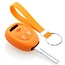 Capa para chave do carro compatível com Saab - Capa Protetora de Chave Remota de Silicone - Tampa Remota FOB - Laranja