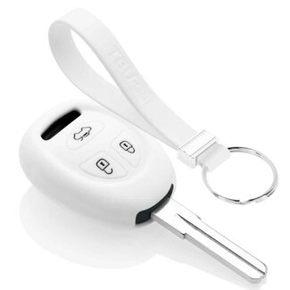 TBU car® Saab Cover chiavi - Bianco