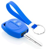 TBU car Suzuki Capa Silicone Chave do carro - Capa protetora - Tampa remota FOB - Azul