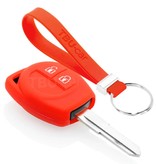 TBU car TBU car Car key cover compatible with Suzuki - Silicone Protective Remote Key Shell - FOB Case Cover - Red