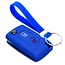 Car key cover compatible with Citroën - Silicone Protective Remote Key Shell - FOB Case Cover - Blue