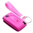 Capa para chave do carro compatível com Citroën - Capa Protetora de Chave Remota de Silicone - Tampa Remota FOB - Rosa