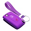 Capa para chave do carro compatível com Peugeot - Capa Protetora de Chave Remota de Silicone - Tampa Remota FOB - Roxo
