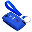 Cover chiavi auto compatibile con Fiat - Copertura protettiva - Custodia Protettiva in Silicone - Blu
