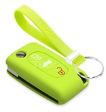 TBU car TBU car Cover chiavi auto compatibile con Fiat - Copertura protettiva - Custodia Protettiva in Silicone - Verde lime