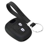 TBU car Citro√´n Capa Silicone Chave do carro - Capa protetora - Tampa remota FOB - Preto