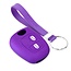Car key cover compatible with Citroën - Silicone Protective Remote Key Shell - FOB Case Cover - Purple