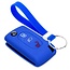 Capa para chave do carro compatível com Citroën - Capa Protetora de Chave Remota de Silicone - Tampa Remota FOB - Azul