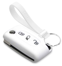 TBU car Peugeot Funda Carcasa llave - Blanco