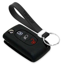 TBU car Peugeot Funda Carcasa llave - Negro