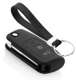 TBU car Ford Capa Silicone Chave do carro - Capa protetora - Tampa remota FOB - Preto