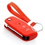 Funda Carcasa llave compatible con Ford - Funda de Silicona - Cover de Llave Coche - Rojo