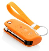 TBU car Ford Capa Silicone Chave do carro - Capa protetora - Tampa remota FOB - Laranja