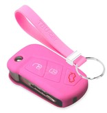 TBU car TBU car Funda Carcasa llave compatible con Ford - Funda de Silicona - Cover de Llave Coche - Rosa