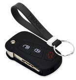 TBU car TBU car Car key cover compatible with Ford - Silicone Protective Remote Key Shell - FOB Case Cover - Black