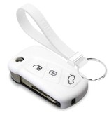 TBU car Ford Capa Silicone Chave do carro - Capa protetora - Tampa remota FOB - Branco