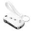Funda Carcasa llave compatible con Ford - Funda de Silicona - Cover de Llave Coche - Blanco