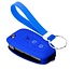 Capa para chave do carro compatível com Ford - Capa Protetora de Chave Remota de Silicone - Tampa Remota FOB - Azul