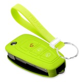 TBU car Ford Capa Silicone Chave do carro - Capa protetora - Tampa remota FOB - Verde lima