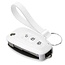 Capa para chave do carro compatível com Ford - Capa Protetora de Chave Remota de Silicone - Tampa Remota FOB - Branco