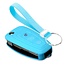 Capa para chave do carro compatível com Ford - Capa Protetora de Chave Remota de Silicone - Tampa Remota FOB - Azul claro