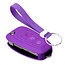 Autoschlüssel Hülle kompatibel mit Ford 3 Tasten - Schutzhülle aus Silikon - Auto Schlüsselhülle Cover in Violett