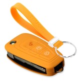 TBU car TBU car Funda Carcasa llave compatible con Ford - Funda de Silicona - Cover de Llave Coche - Naranja