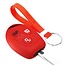 Capa para chave do carro compatível com Ford - Capa Protetora de Chave Remota de Silicone - Tampa Remota FOB - Vermelho
