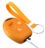 TBU car TBU car Funda Carcasa llave compatible con Ford - Funda de Silicona - Cover de Llave Coche - Naranja