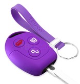 TBU car TBU car Funda Carcasa llave compatible con Ford - Funda de Silicona - Cover de Llave Coche - Violeta