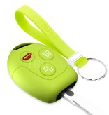 TBU car TBU car Sleutel cover compatibel met Ford - Silicone sleutelhoesje - beschermhoesje autosleutel - Lime groen
