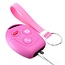 Housse de Protection clé compatible avec Ford - Coque Cover Housse étui en Silicone - Rose
