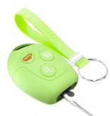 TBU car TBU car Car key cover compatible with Ford - Silicone Protective Remote Key Shell - FOB Case Cover - Glow in the Dark