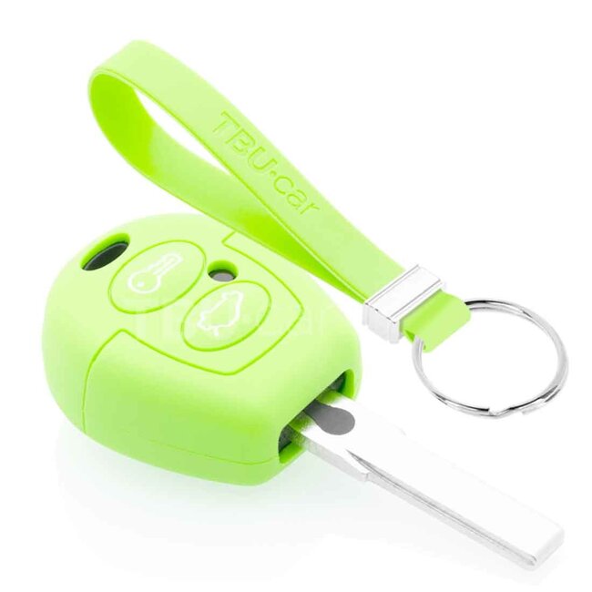 Capa para chave do carro compatível com Ford - Capa Protetora de Chave Remota de Silicone - Tampa Remota FOB - Fosforescente