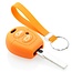 Capa para chave do carro compatível com Ford - Capa Protetora de Chave Remota de Silicone - Tampa Remota FOB - Laranja