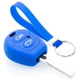 TBU car Ford Capa Silicone Chave do carro - Capa protetora - Tampa remota FOB - Azul